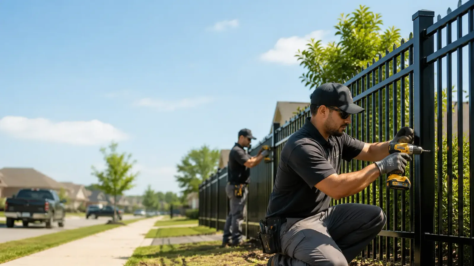 Metal Fence Installation in Columbia, IA